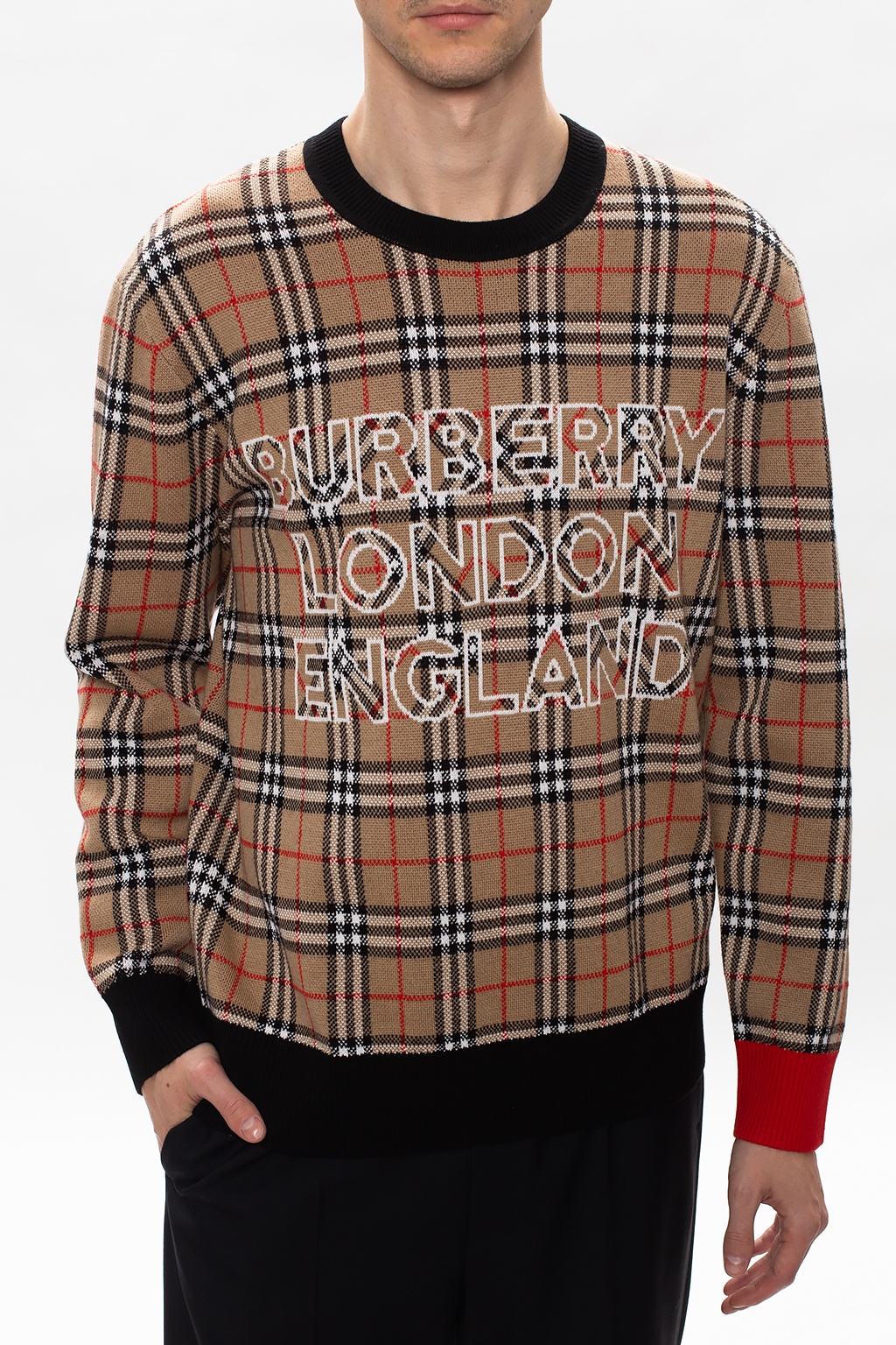 burberry cape Wool sweater